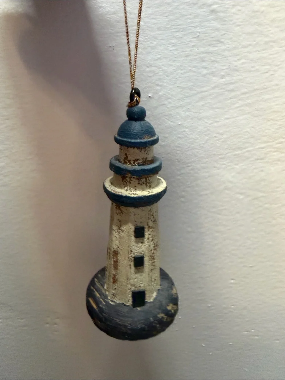 Vintage Lighthouse Ornament & Suncatcher Lot of 6 Enesco, Glass, Wood Coastal
